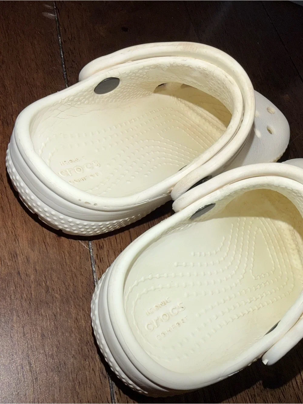 CROCS Kids Classic Clogs in White